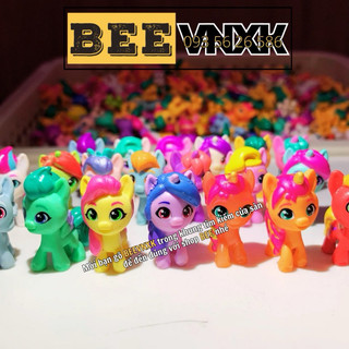 Bộ 22 mô hình ngựa Pony bé nhỏ 3cm Mini World Magic xuất xịn - BEE VNXK