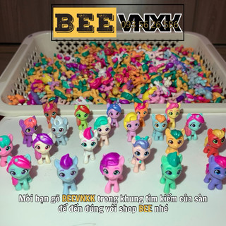 Bộ 22 mô hình ngựa Pony bé nhỏ 3cm Mini World Magic xuất xịn - BEE VNXK