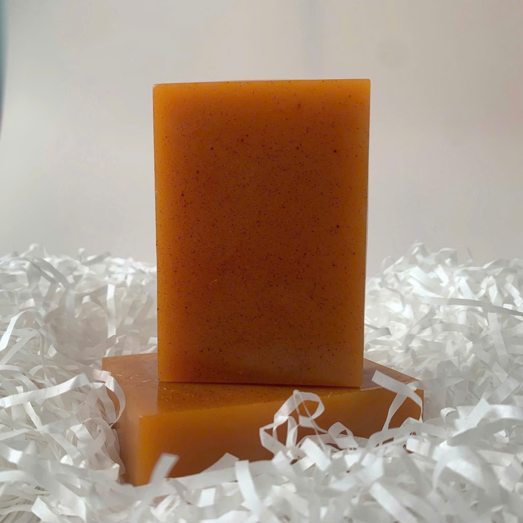 Xà phòng nghệ sạch mịn da- Xà phòng phôi - Bánh 100g