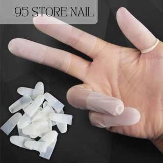 Bọc ngón tay siêu mỏng tự nhiên chống trợt - bảo vệ tay thợ nail ( 100 cái )