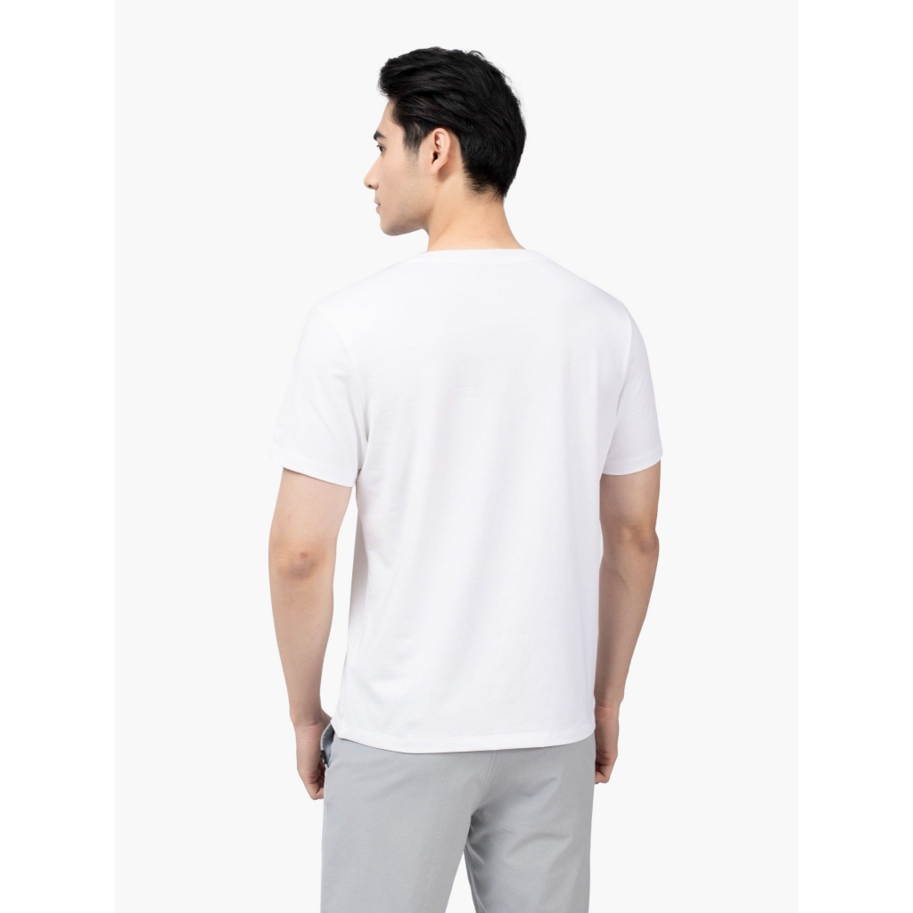 Ảnh Áo thun nam ARISTINO kiểu dáng basic chất liệu 100% cotton mềm mại, thân thiện với da - AC22 2