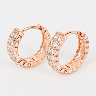 Khuyên tai nữ LAMY Huggie Hoops Earrings Rose Gold 3289