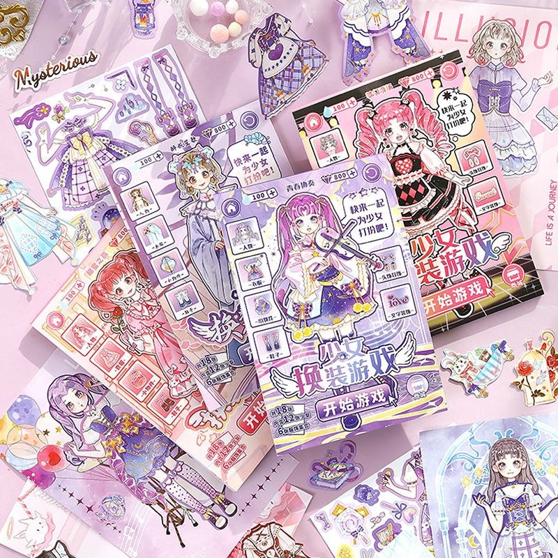 Bộ Dán Sticker Tự Thiết Kế Trang Phục Công Chúa Nhiều Mẫu | Shopee Việt Nam