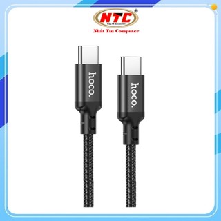 Cáp sạc nhanh Hoco X14 TypeC to TypeC 60W dài 1M (Đen)
