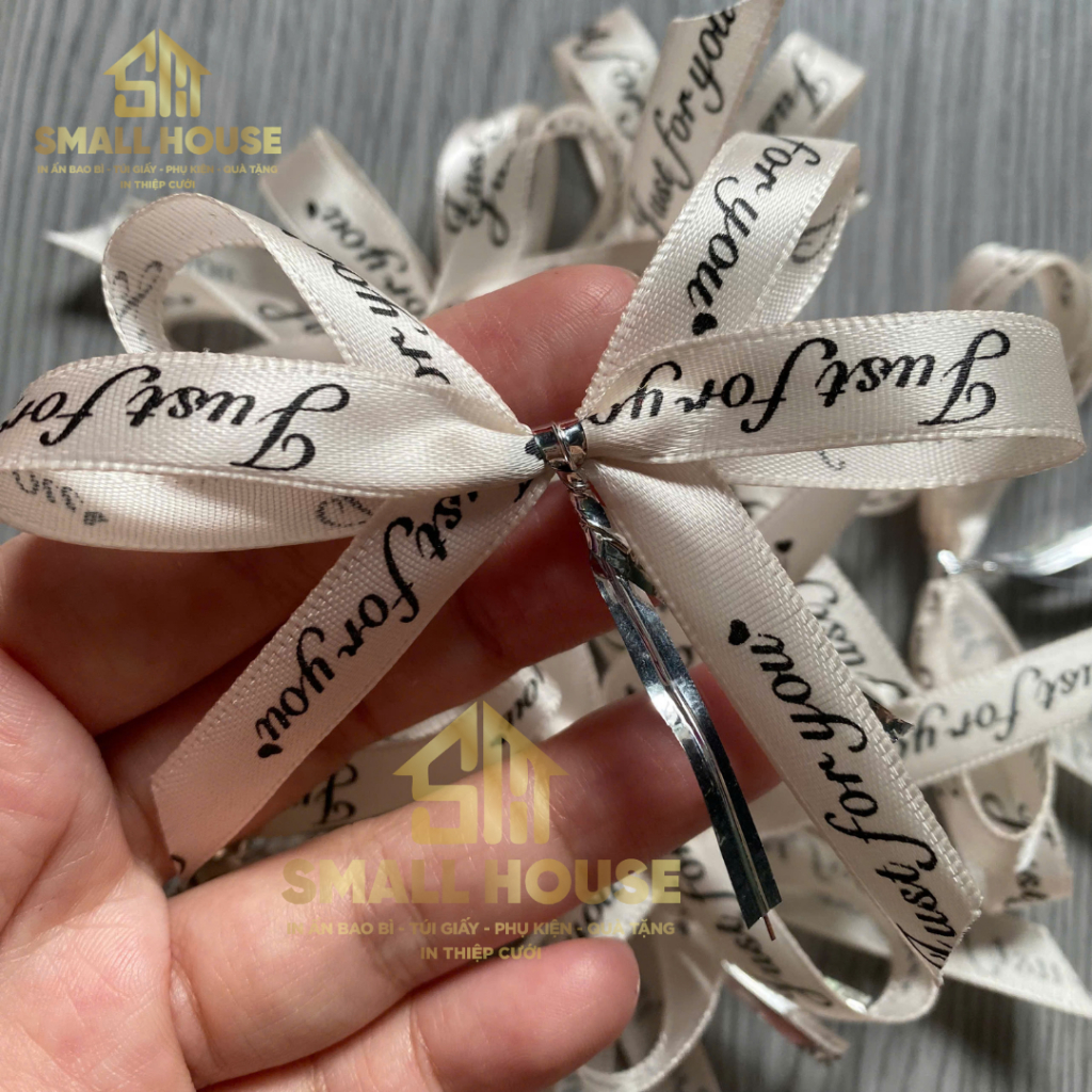 COMBO 15 Nơ lụa nhiều màu sắc dùng trang trí quà tặng siêu xinh