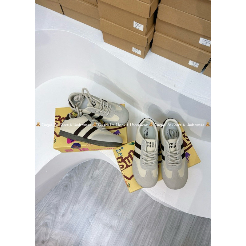 GIÀY THỂ THAO MỜIU MŨI TRÒN FULLBOX QC (Sẵn 35-39)