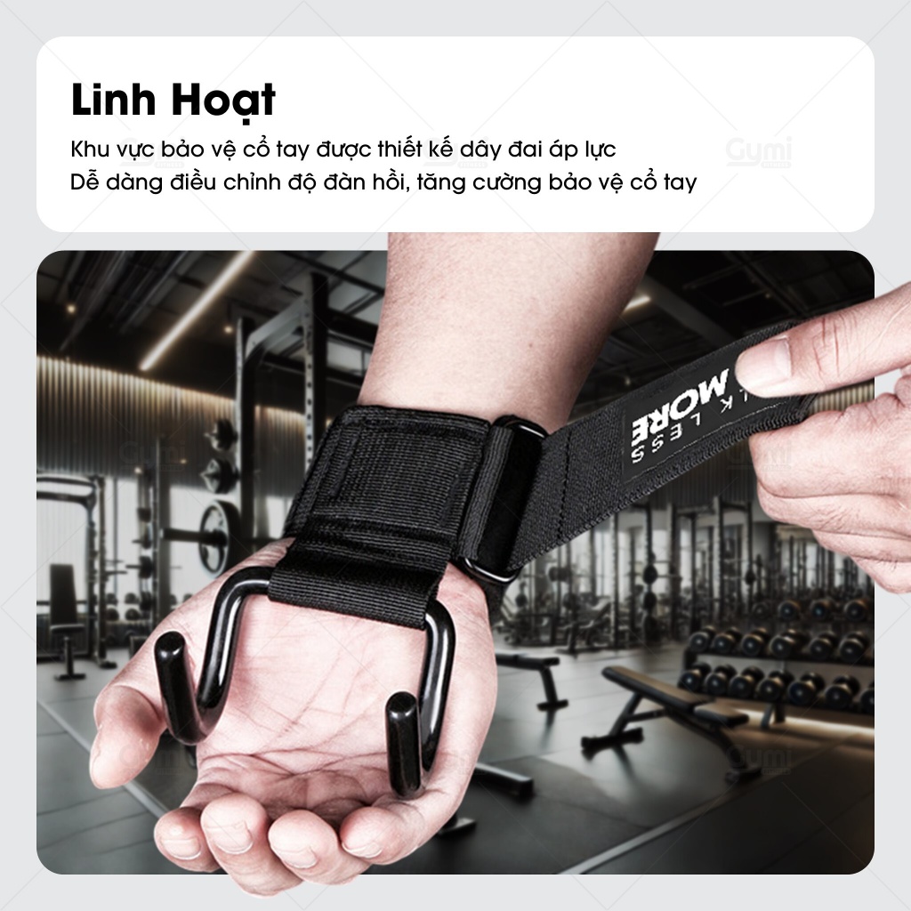 [1 Đôi] Móc Cổ Tay Aolikes Hỗ Trợ Tập Xà HS-7642 - AL7642