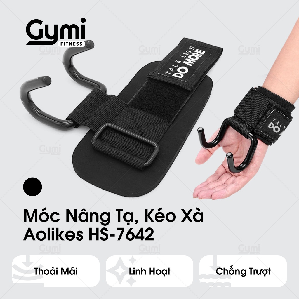 [1 Đôi] Móc Cổ Tay Aolikes Hỗ Trợ Tập Xà HS-7642 - AL7642