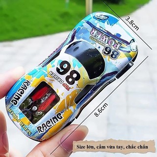 Hộp Đồ Chơi Ô Tô Size To, Đa Dạng Cho Bé - Thùng 30 Xe Ô Tô Đồ Chơi Hợp Kim Kèm Hộp Đựng