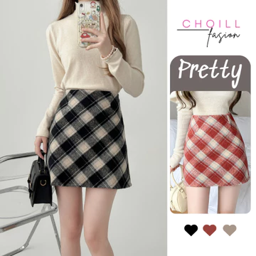 Chân Váy Dạ Xoè Chữ A Caro Skirt Noel, Váy Ngắn Midi Ôm Body Cao Cấp, Chân Váy Có Quần Bảo Hộ 2 Lớp Đẹp Hottrend C03