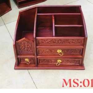 Hộp đựng gỗ đa năng văn phòng