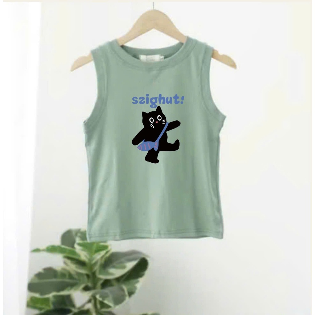 BST mùa hè Áo Ba lỗ nữ thun gân in hình siêu xinh JULY FASHION, Áo sát nách nữ, Áo ba lỗ nữ chất thun gân mịn mát