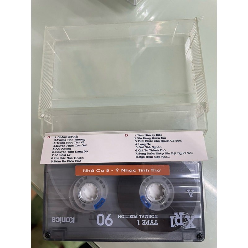Băng Cassette Nhã Ca 5 - Ý Nhạc Tình Thơ ( Nhạc Trước 75)