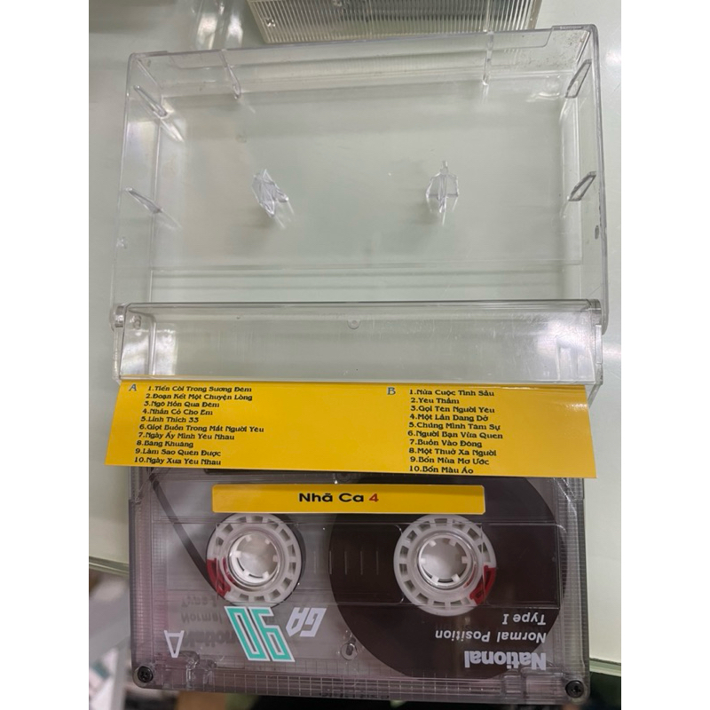 Băng Cassette Nhã Ca 4 ( Thu Âm Trước 75)