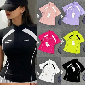 Áo thể thao nữ, Áo cổ khóa chơi Pickleball, Golf, Tennis... Hàng QC cao cấp