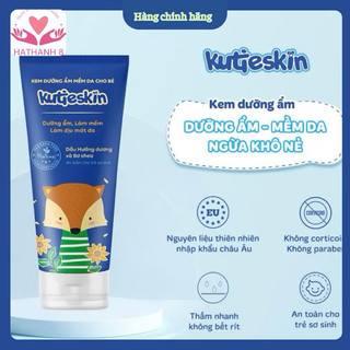 KUTIESKIN DƯỠNG ẨM TUÝP TO 100G, Kem dưỡng ẩm cho bé sơ sinh và trẻ nhỏ, giúp làm mềm da ẩm sâu 100g