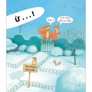 Sách - The Snow Rabbit - Chú Thỏ Tuyết Hình Phủ Nhũ Lấp Lánh - Ndbooks