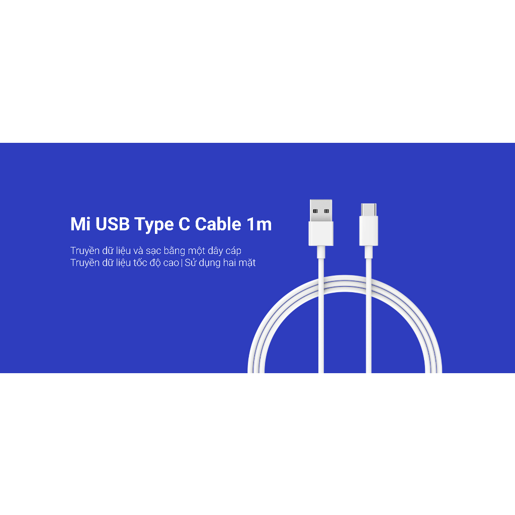 Ảnh Dây Cáp Sạc Xiaomi USB To Type-C 1m Sạc Nhanh - Bảo hành 6 tháng chính hãng 1