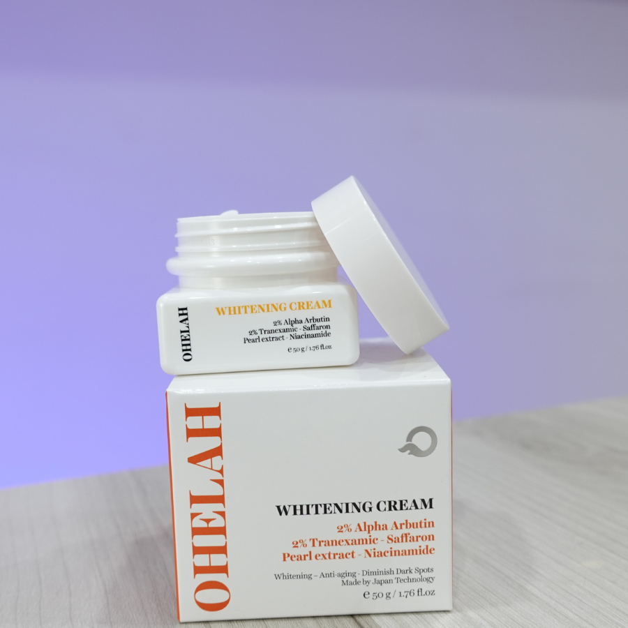 [CHÍNH HÃNG]Kem Ohelah  Dưỡng Trắng Giảm Thâm Nám Làm Đều Màu Da Arbutin-Tranexamic-Niacinamide Ohelah-50gam