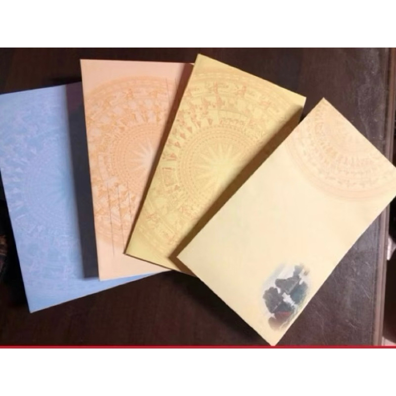 PHÔI PHONG BÌ TRỐNG ĐỒNG KT10,5x18,5CM CÁC MÀU (100 CÁI) - VPP QUỐC HUY.