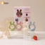 Túi Nhai Misan Hình Dễ Thương Silicon Kèm 3 Size Núm, Túi Nhai Gặm Nướu Cho Bé Misan Silicone Cho Bé Từ 6 Tháng