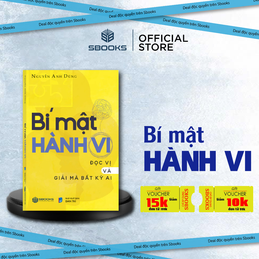 Sách - Bí Mật Hành Vi (Đọc Vị Và Giải Mã Bất Kỳ Ai - Nguyễn Anh Dũng) - SBOOKS