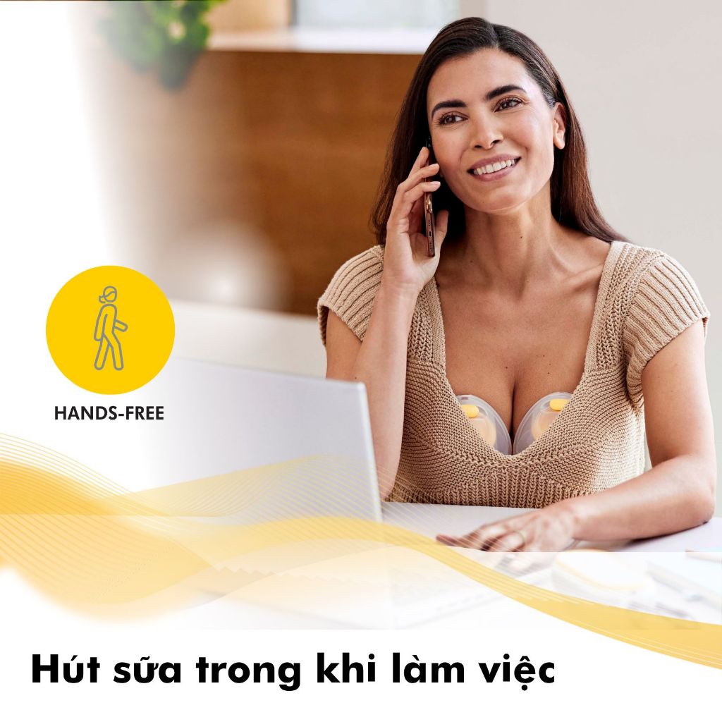 Ảnh Máy hút sữa Medela Swing Maxi Hands Free | Có pin sạc tích hợp, chân sạc USB-C, hệ thống khép kín 4