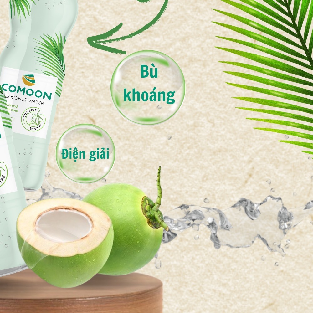 [LỐC 12 Chai] Nước Dừa Tươi COMOON 500ml - Hương vị tự nhiên - Tươi Mát ...