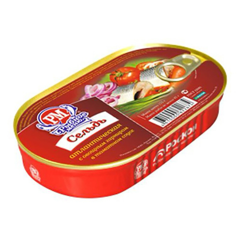 Cá trích kèm rau củ sốt cà chua 175g Roskon nhập khẩu Nga | Shopee Việt Nam