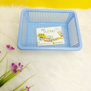 Rổ nhựa vuông/ rổ chữ nhật nhiều size WinHome đựng đồ đa năng/ sắp xếp nhà cửa/ trưng bày