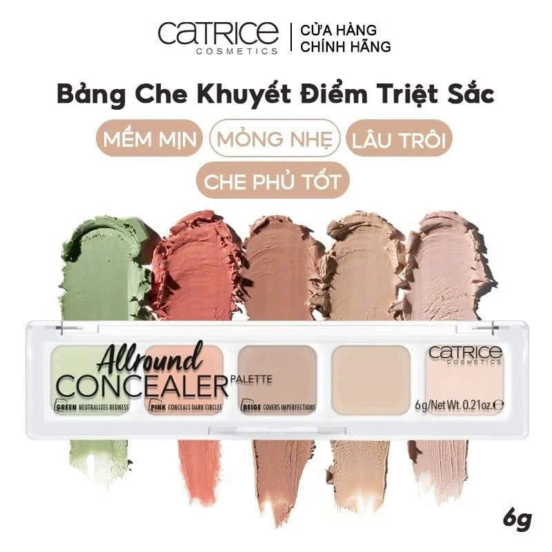 BẢNG CHE KHUYẾT ĐIỂM / BẢNG TẠO KHỐI CATRICE ALL AROUND PALETTE