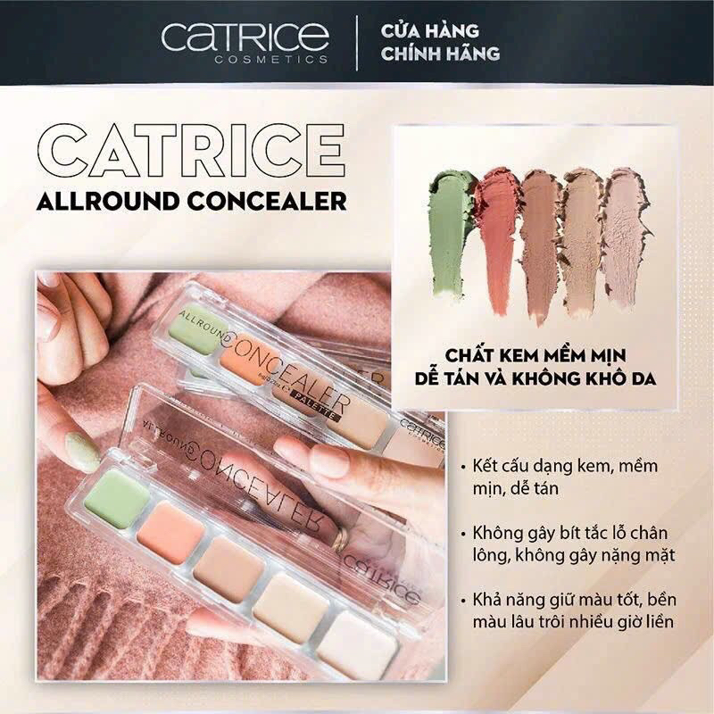 BẢNG CHE KHUYẾT ĐIỂM / BẢNG TẠO KHỐI CATRICE ALL AROUND PALETTE