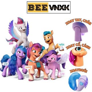 Ngựa My Little Pony thế hệ mới cao 8cm, tóc mềm có cánh, chọn nhiều mẫu BEE VNXK