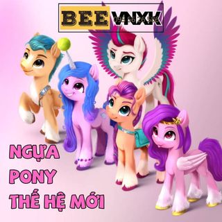 Ngựa My Little Pony thế hệ mới cao 8cm, tóc mềm có cánh, chọn nhiều mẫu BEE VNXK