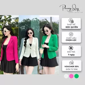 Áo vest nữ kiểu Hàn Quốc tay dài chất vải đẹp, nhiều màu [S009]