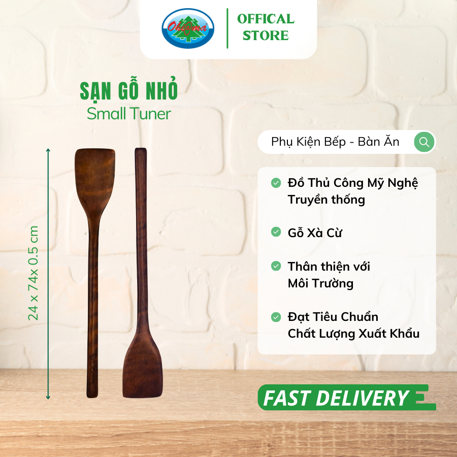 Ảnh Sạn Gỗ Nhỏ Ohiama Wooden Small Tuner | Đồ Dùng Nhà Bếp, Bàn Ăn, Trang Trí, Đồ Thủ Công VNXK, Tết 1