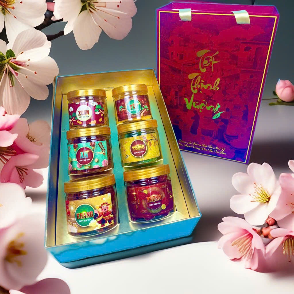 Set quà tặng, Set Quà Tết Thịnh Vượng 2025 -  Có SLL Cho Các Cty Và Doanh Nghiệp
