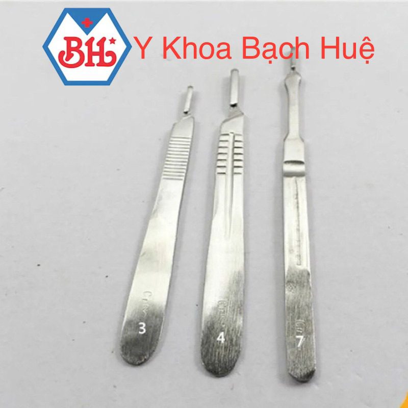 Cán dao mổ số 3, số 4, số 7 bằng thép không rỉ