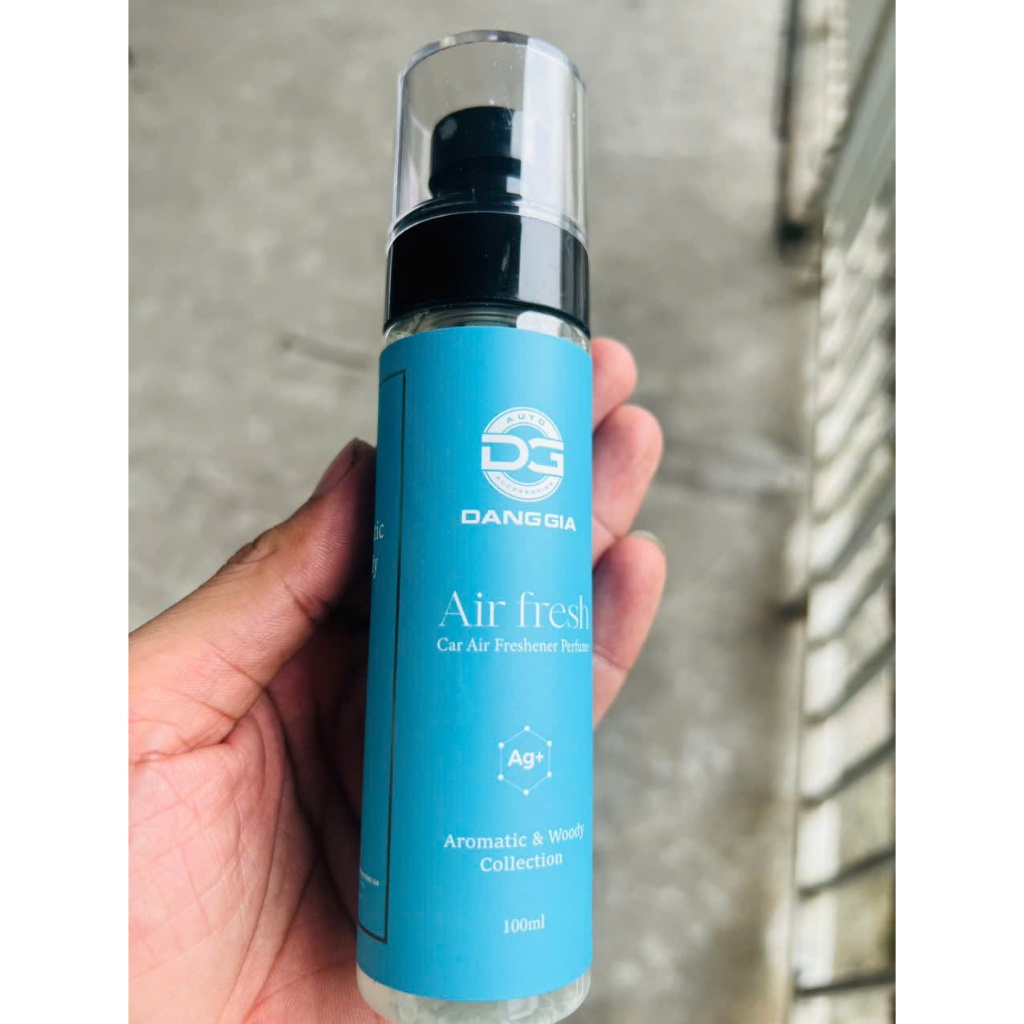 Nước Hoa Khử Mùi Ô Tô Nano Bạc Hương Gỗ Thảo Mộc Khử Mùi,Chống Say Xe,Dung Tích 100ML