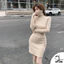 Đầm body nữ tay dài cổ lọ DUYLINH đầm giữ nhiệt cổ cao 15cm chất vải dày dặn co giãn DL04T