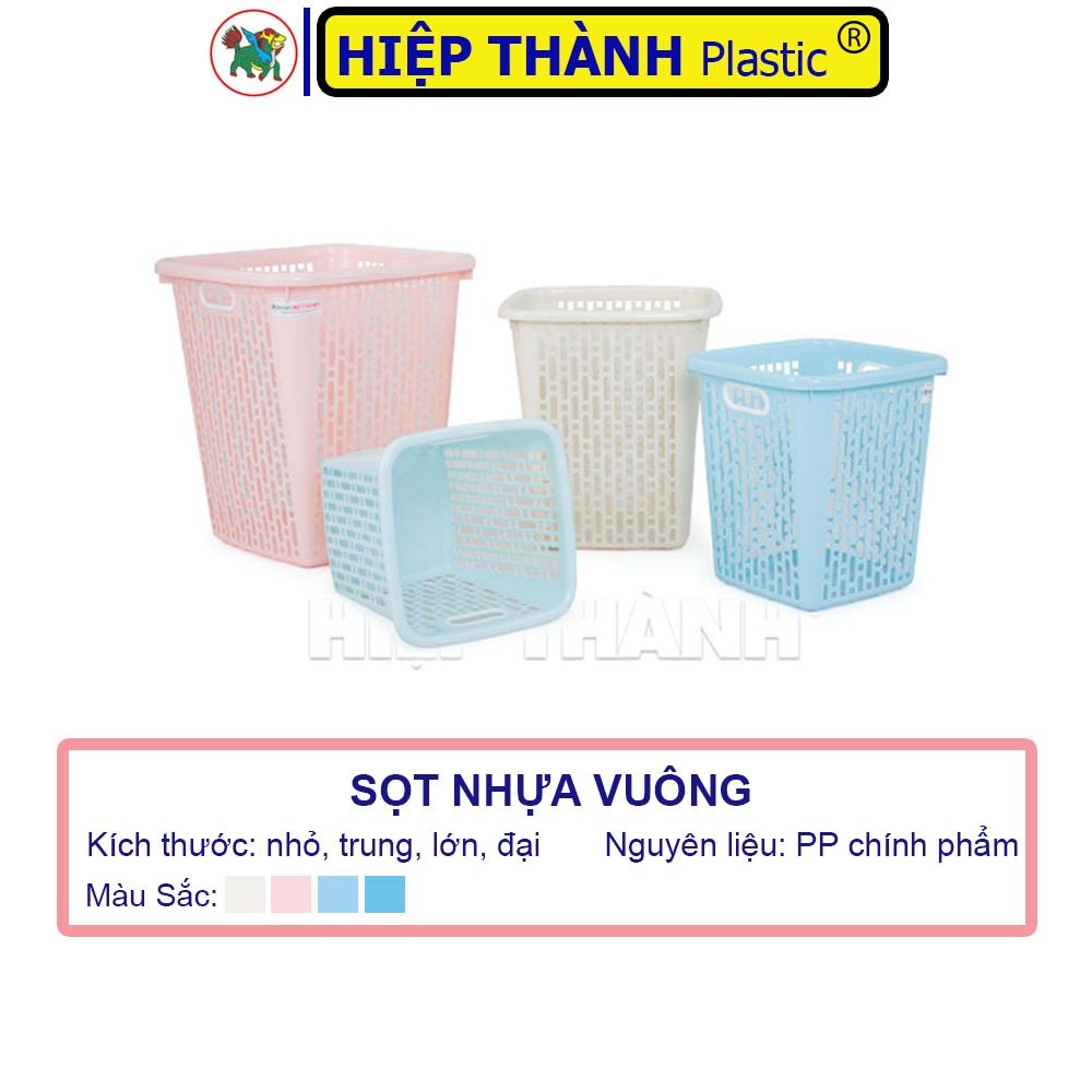 Sọt Nhựa Vuông, Sọt Rác Vuông Dùng Trong Gia Đình, Nơi Làm Việc, Quán ...