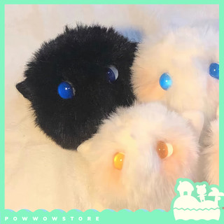 Móc Khoá Vải Bông Hình Mèo Cat Color Eyes Dễ Thương – Phụ Kiện Trang Trí Túi Xách, Balo