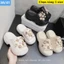 Dép Nữ Quai Ngang Độn Đế 7cm, Dép Nữ Cao Siêu Nhẹ Kèm Bộ Charm