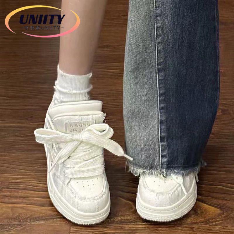 (Sẵn trắng 36,37,38) Giày Thể Thao Sneaker Đế Độn Ulzzang Phù Hợp Mọi Lứa Tuổi