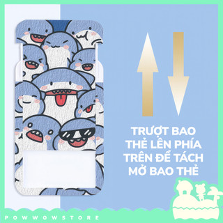 Bao Đựng Thẻ Nhân Viên Nhựa ABS Họa Tiết Nhân Vật Hoạt Hình Baby Shark Bé Cá Mập Đáng Yêu Cute