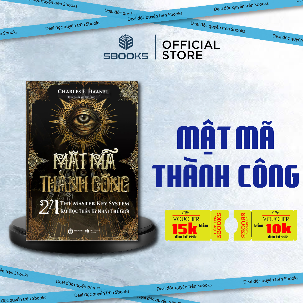 Sách Mật Mã Thành Công - Sách tư duy phát triển bản thân, hướng nghiệp hay nhất 2024 - Charles F.Haanel - Sách SBOOKS