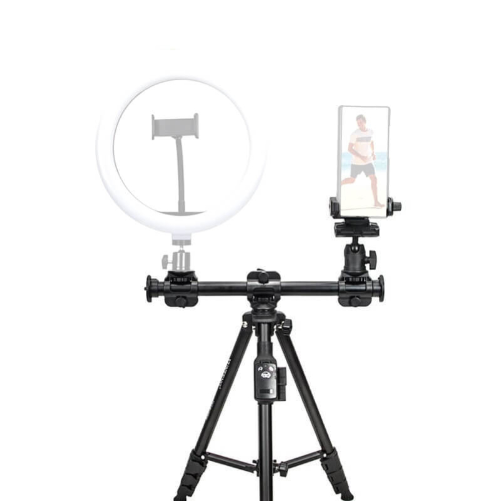 Combo Tripod Yunteng 6109 và Đèn RGB Z1 - Phụ Kiện Quay Video, Chụp Ảnh Đa Năng