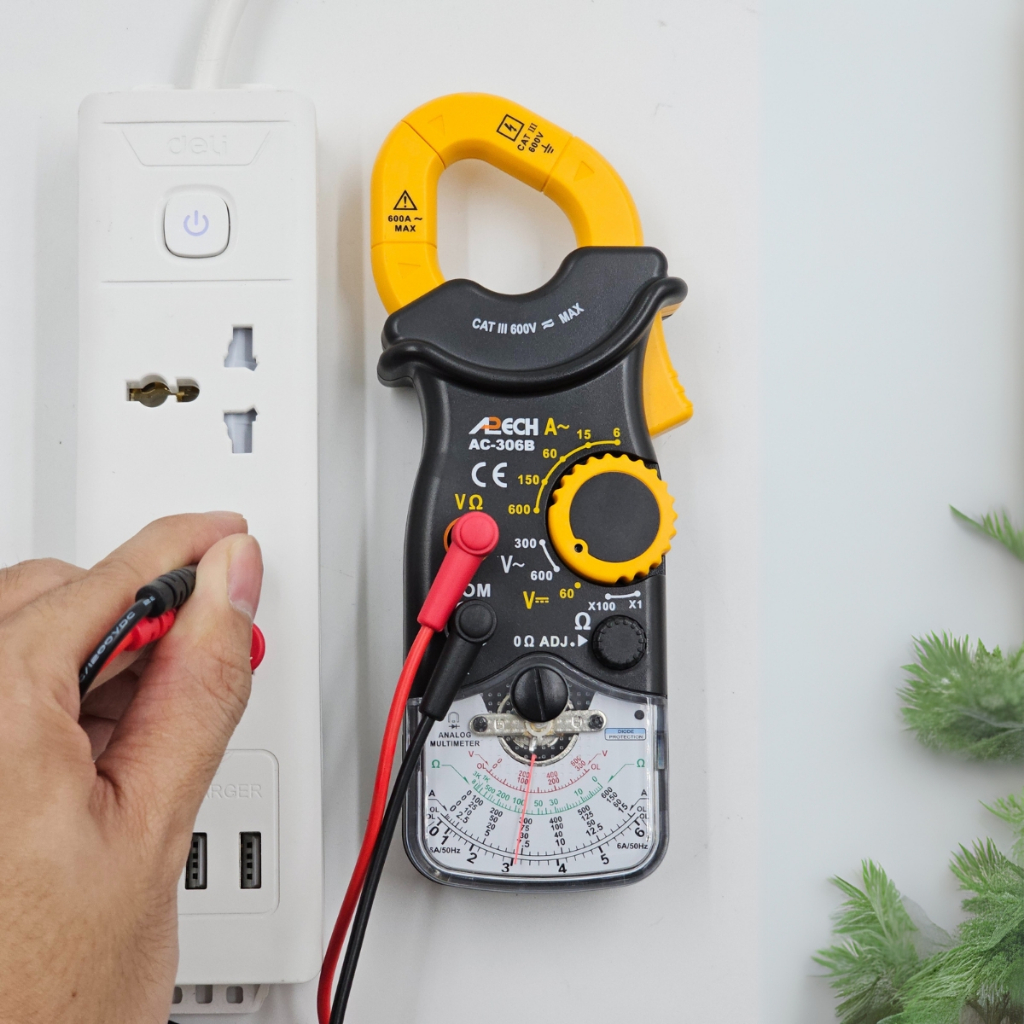 Ampe Kìm Cơ Hiển Thị Kim APECH AC306B Đa Dạng, An Toàn Chính Xác Cao - Anh Phát