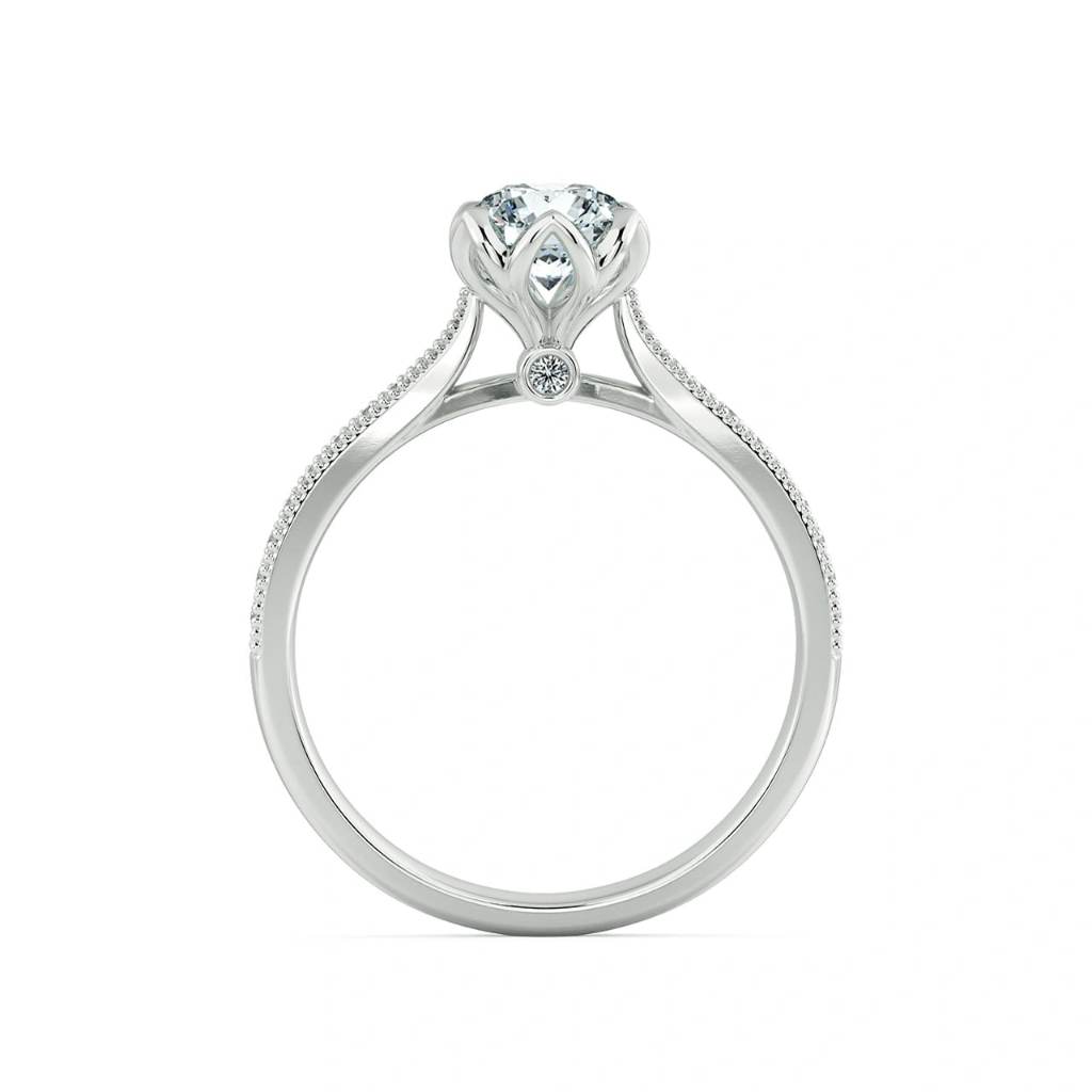 [CHAT TRƯỚC KHI ĐẶT] Nhẫn Cầu Hôn Tierra My Destiny NCH1617 Vàng 14K 18K Tấm CZ, Thiết Kế Đài Hoa Nhẹ Nhàng Sang Trọng