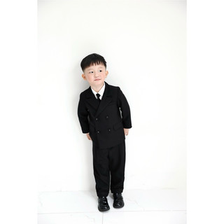 Set Vest Màu Đen Cho Bé Trai KIMEE KIDS Dự Tiệc, Sinh Nhật, Chất Liệu Thoải Mái, Từ 1-10 Tuổi Được Thiết Kế Bởi Kimee